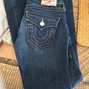 True Religion Women's Blue Jeans stretch 25